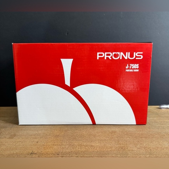 NIB Prunus J-750S Portable Retro Vintage Solar Mini BoomBox AMFM Bluetooth - Picture 2 of 6